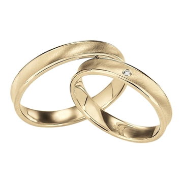 Vielsesringe i 8 kt. Guld